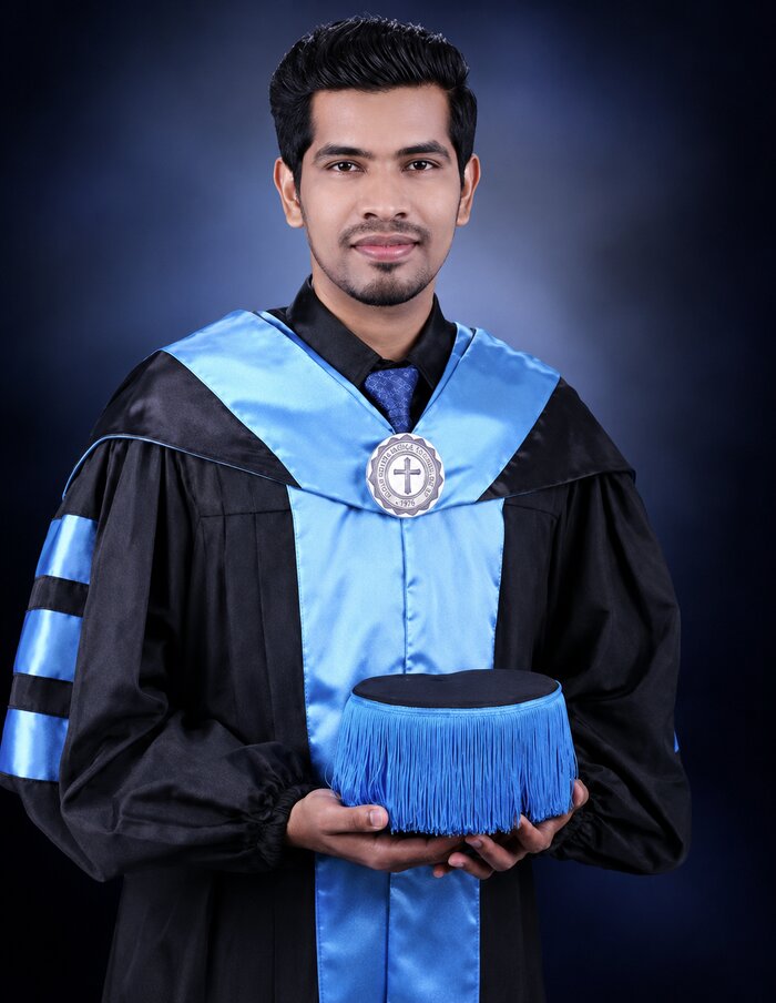 Dr Antonysamy, DMSF graduate, AIR 4 in FMGE June 2026 with 232 marks out of 300